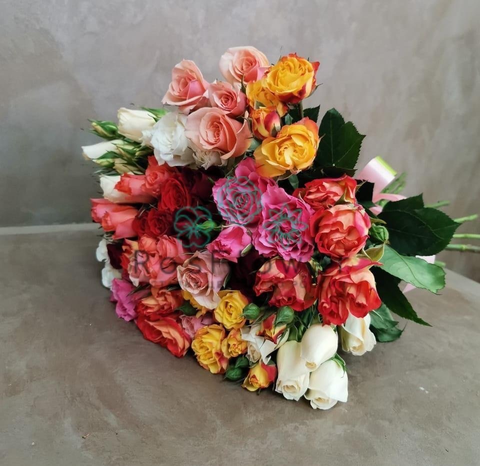 Букет цветов из: Розы в Новоромановском