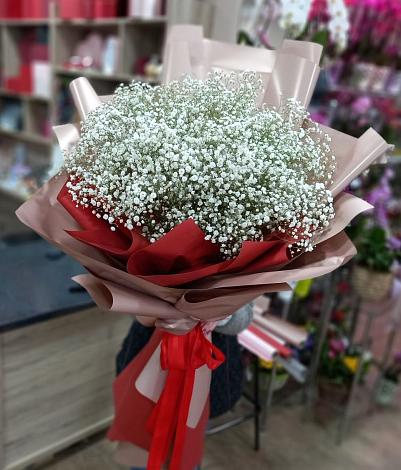 Букет цветов из: Гипсофила в Новоромановском