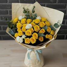 Букет цветов из:  Розы в Новоромановском