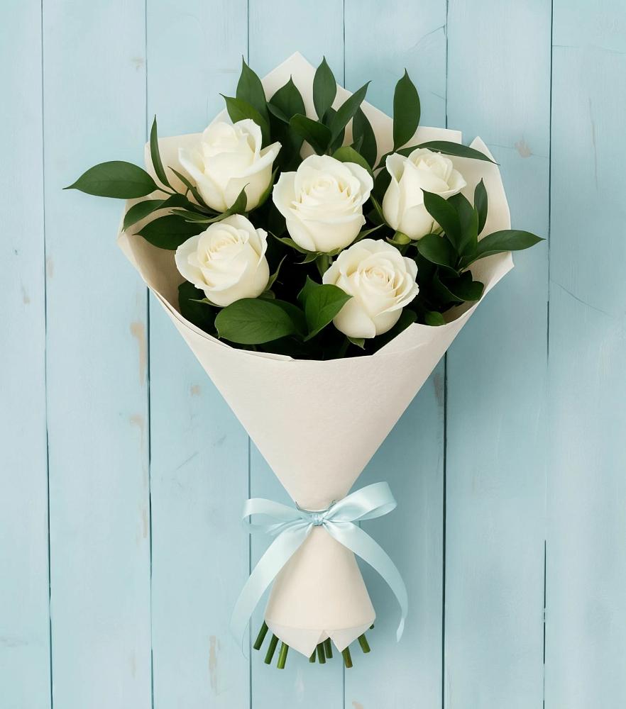 Букет цветов из: Розы в Новоромановском