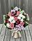 Букет цветов из: Альстромерии, Гвоздики, Розы и Хризантемы в Новоромановском