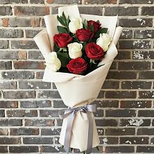 Букет цветов из:  Розы в Новоромановском