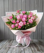 Букет Розовый кустик в Новоромановском