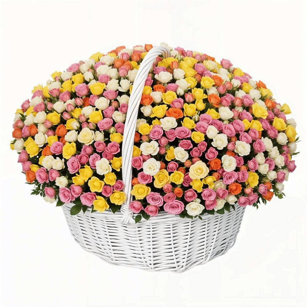 Премиум букет из: Розы в Новоромановском