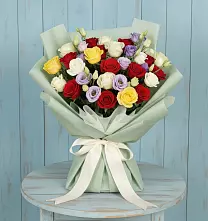 Букет цветов из:  Розы в Новоромановском