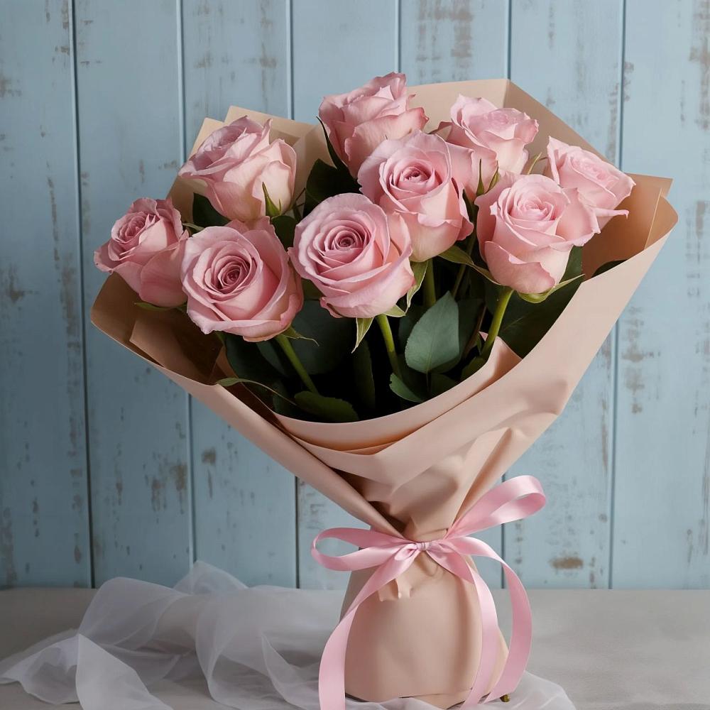 Букет цветов из: Розы в Новоромановском