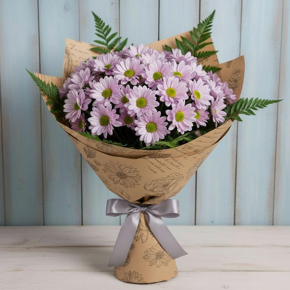 Букет цветов из: Хризантемы в Новоромановском
