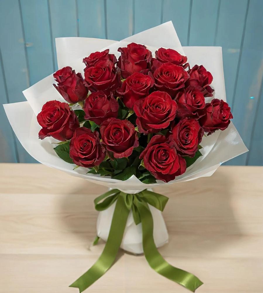 Букет Красные розы в Новоромановском