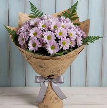 Букет цветов из:  Хризантемы в Новоромановском