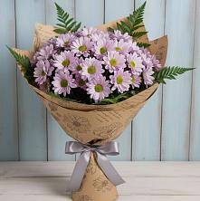 Букет цветов из:  Хризантемы в Новоромановском