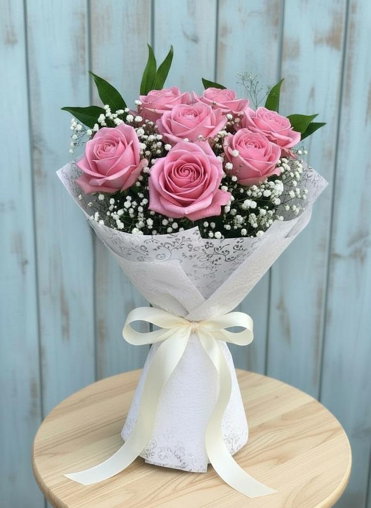 Букет цветов из: Розы в Новоромановском