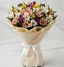 Букет цветов из:  Альстромерии в Новоромановском