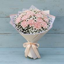 Букет цветов из:  Гвоздики в Новоромановском