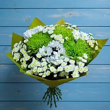 Букет цветов из:  Хризантемы в Новоромановском