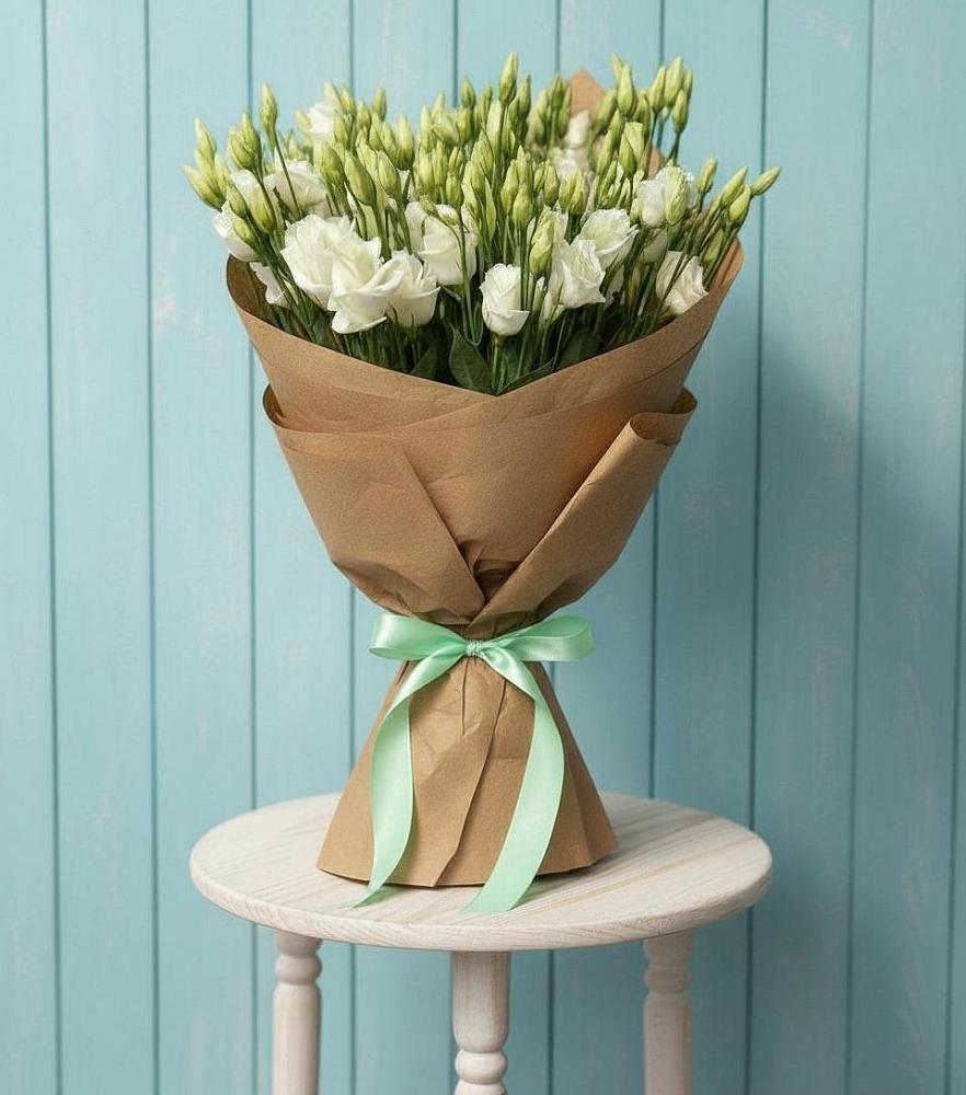 Букет цветов из: Лизиантусы в Новоромановском