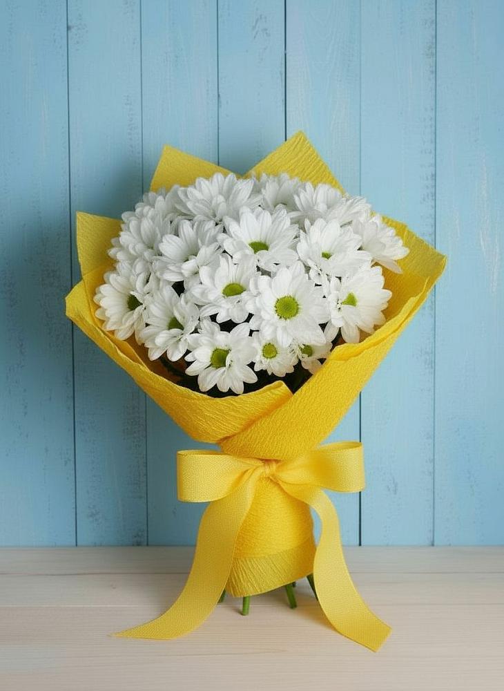 Букет цветов из: Хризантемы в Новоромановском