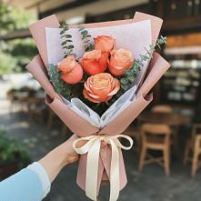 Букет цветов из:  Розы в Новоромановском