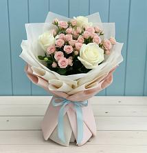 Букет цветов из:  Розы в Новоромановском