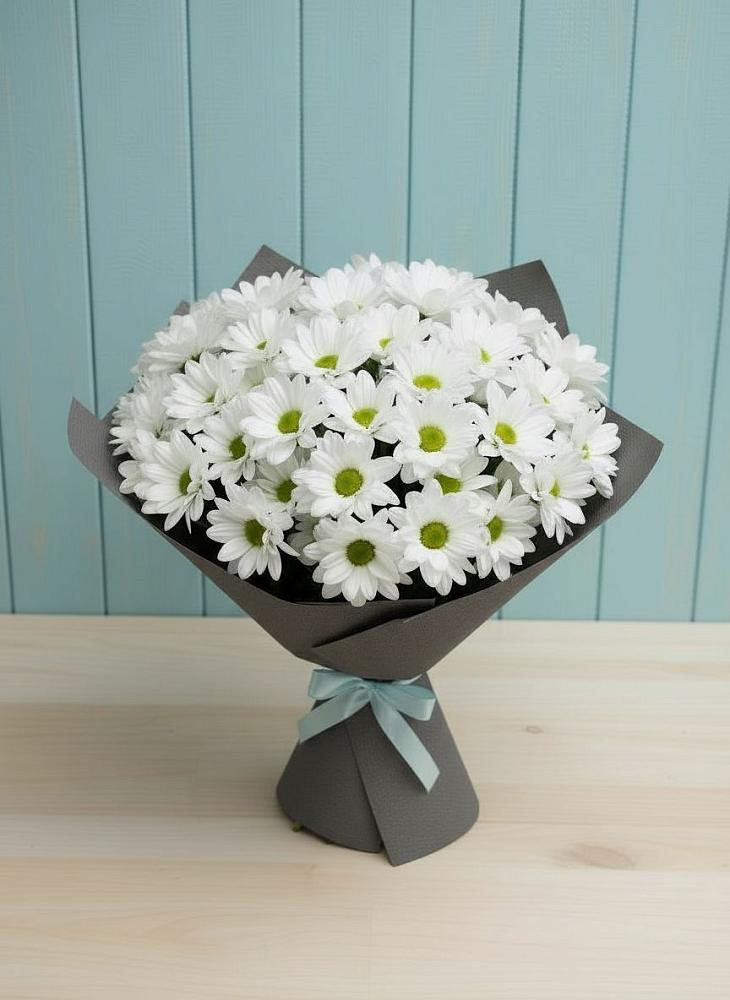 Букет цветов из: Хризантемы в Новоромановском