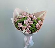 Букет цветов из:  Розы и Хризантемы в Новоромановском