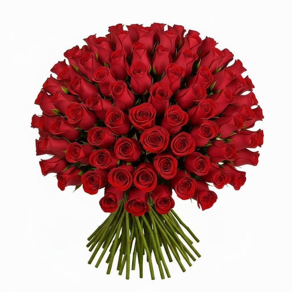 Букет Красные розы Чери Лав в Новоромановском