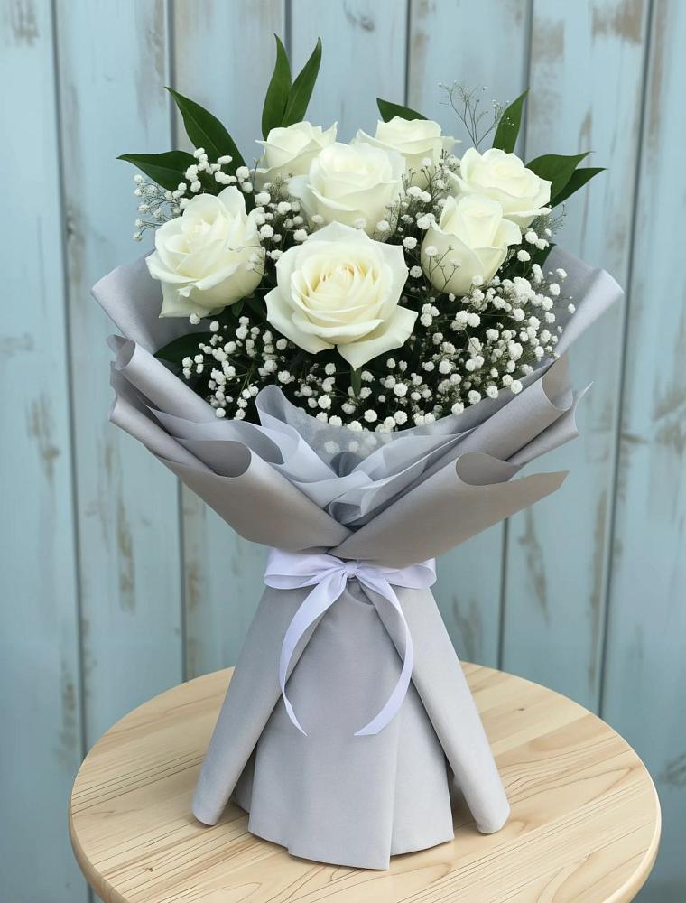 Букет цветов из: Розы в Новоромановском