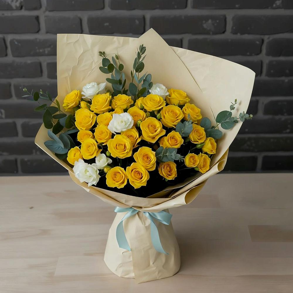 Букет цветов из: Розы в Новоромановском