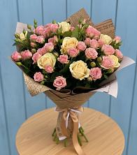 Букет цветов из:  Розы в Новоромановском