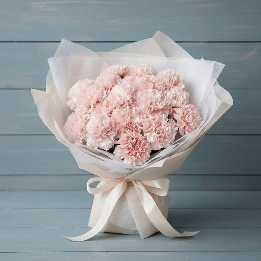 Букет цветов из: Гвоздики в Новоромановском