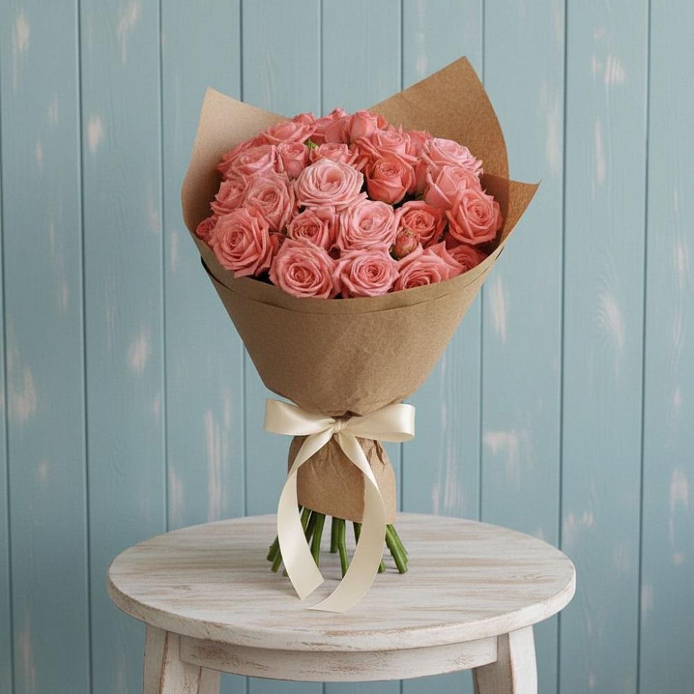 Букет цветов из: Розы в Новоромановском