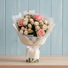 Букет цветов из:  Розы в Новоромановском