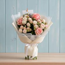 Букет цветов из:  Розы в Новоромановском