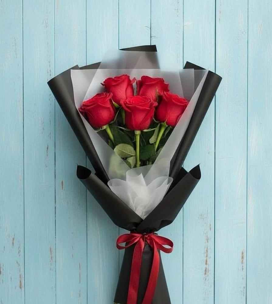 Букет цветов из: Розы в Новоромановском