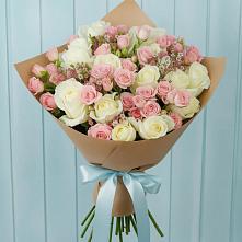 Букет цветов из:  Розы в Новоромановском